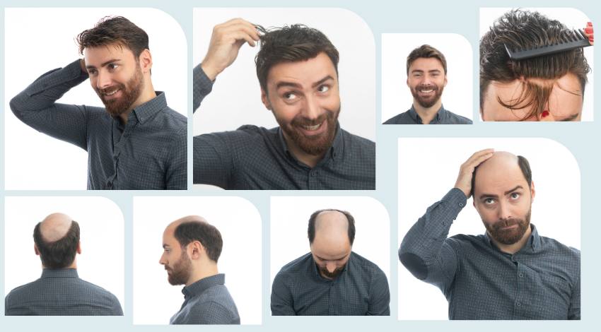 Avant après traitement capillaire